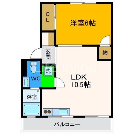 アンカーアパートメントの物件間取画像